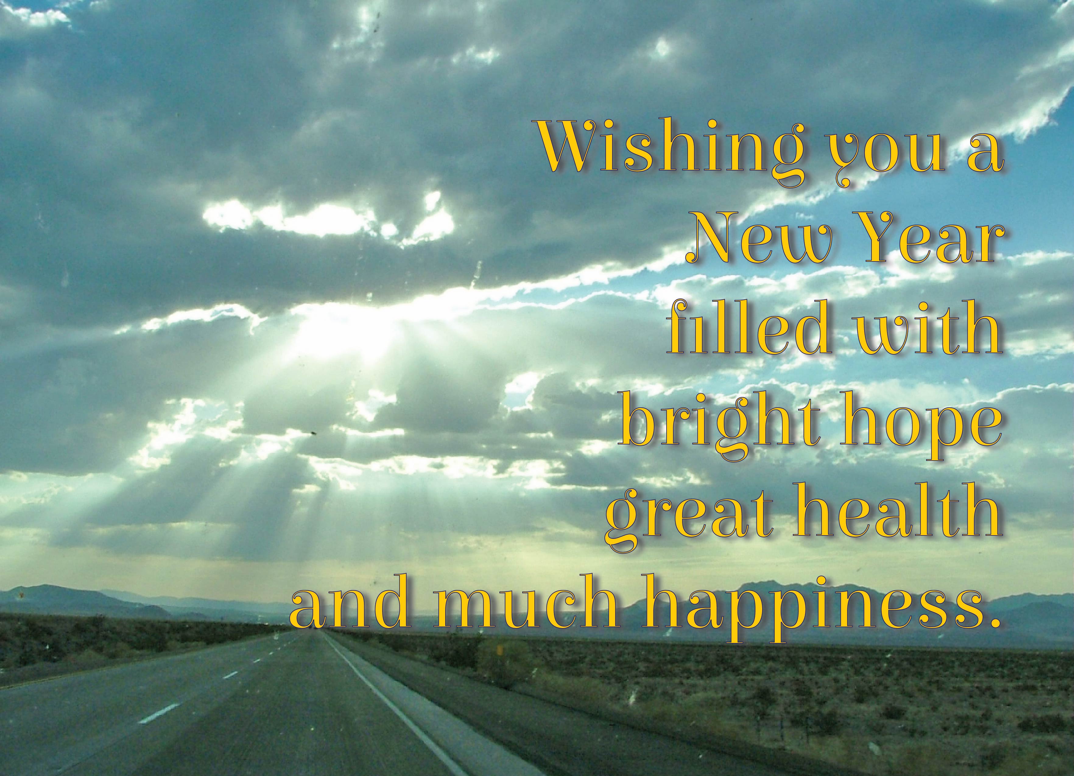 A New Year Greeting