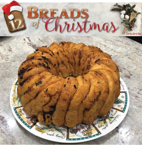 Day 11: 12 Breads of Christmas–Carolee Rolls, aka Bundt Rolls